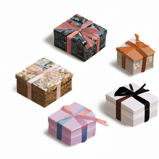 מגוון קופסאות מתנה בעיצוב יצירתי בהתאמה אישית.